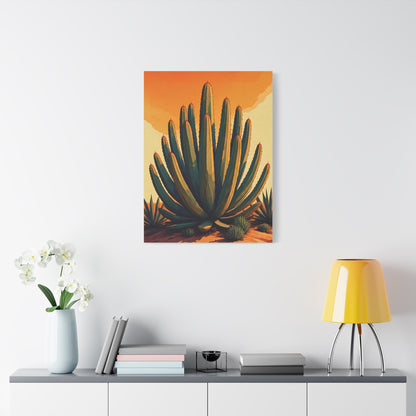 Southwestern Agave Desert Botanical Illustration Wall Art & Canvas Prints