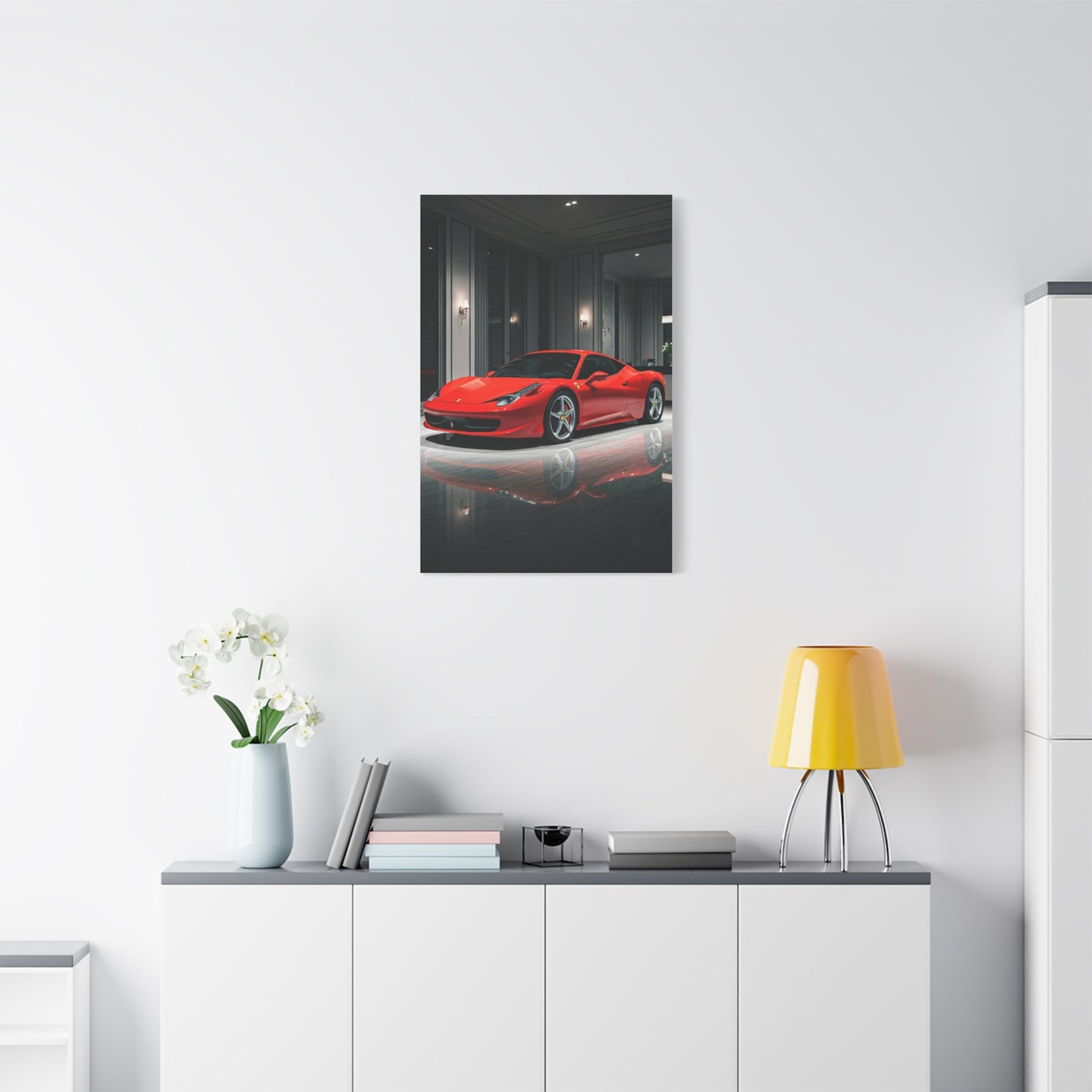 Ferrari 458 Italia European Supercar Elegance Wall Art & Canvas Prints