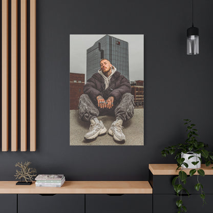 Urban Streetwear Rooftop Portrait Wall Art & Canvas Print