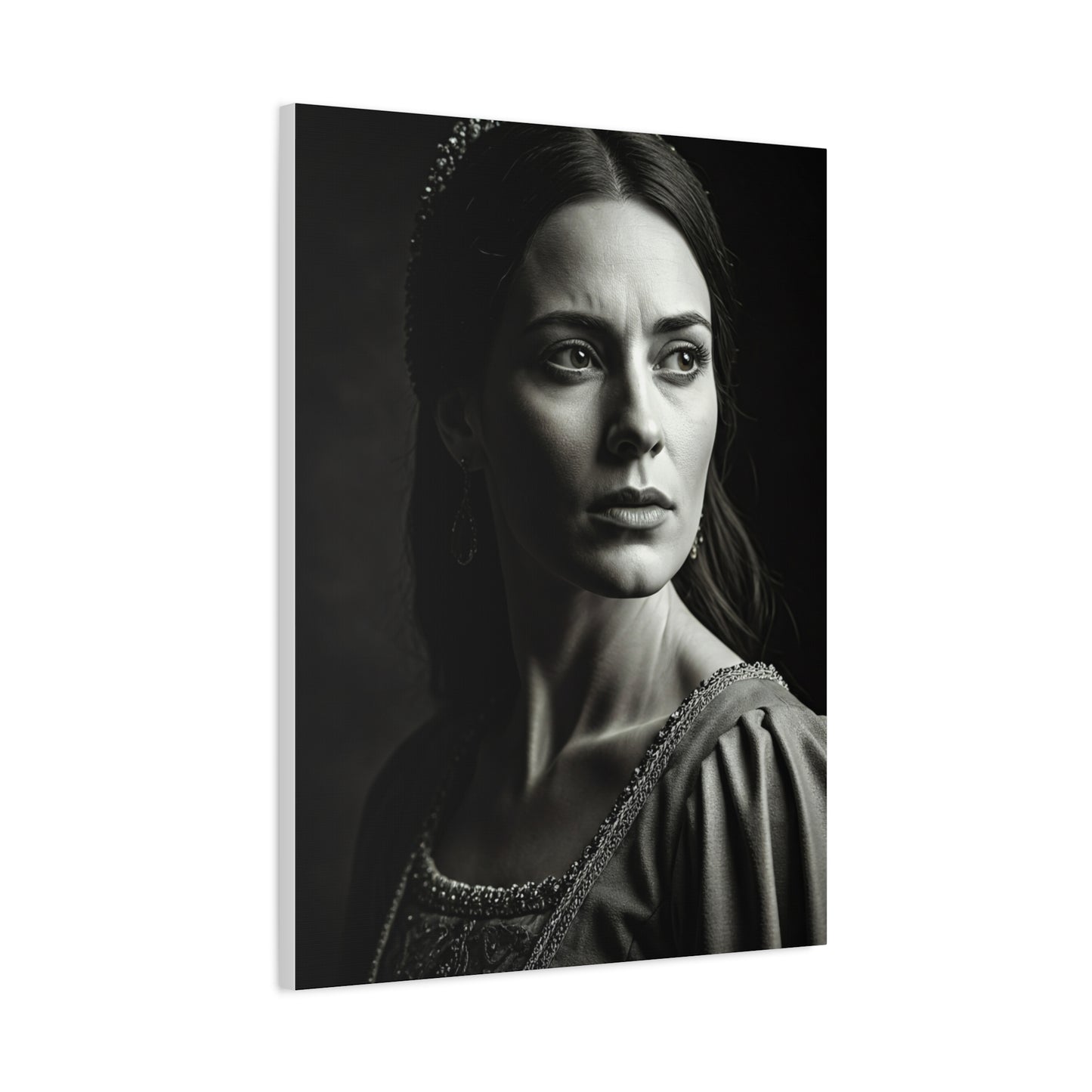 Quiet Grace Black & White Portrait Wall Art & Canvas Prints
