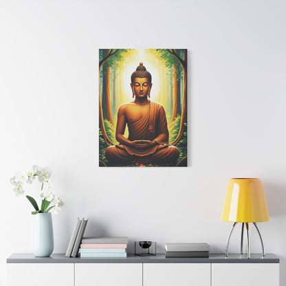 Serene Forest Meditation Buddha Wall Art & Canvas Prints