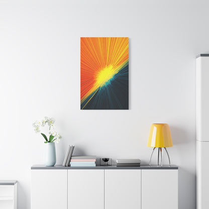 Golden Horizon Energy Abstract Wall Art & Canvas Prints