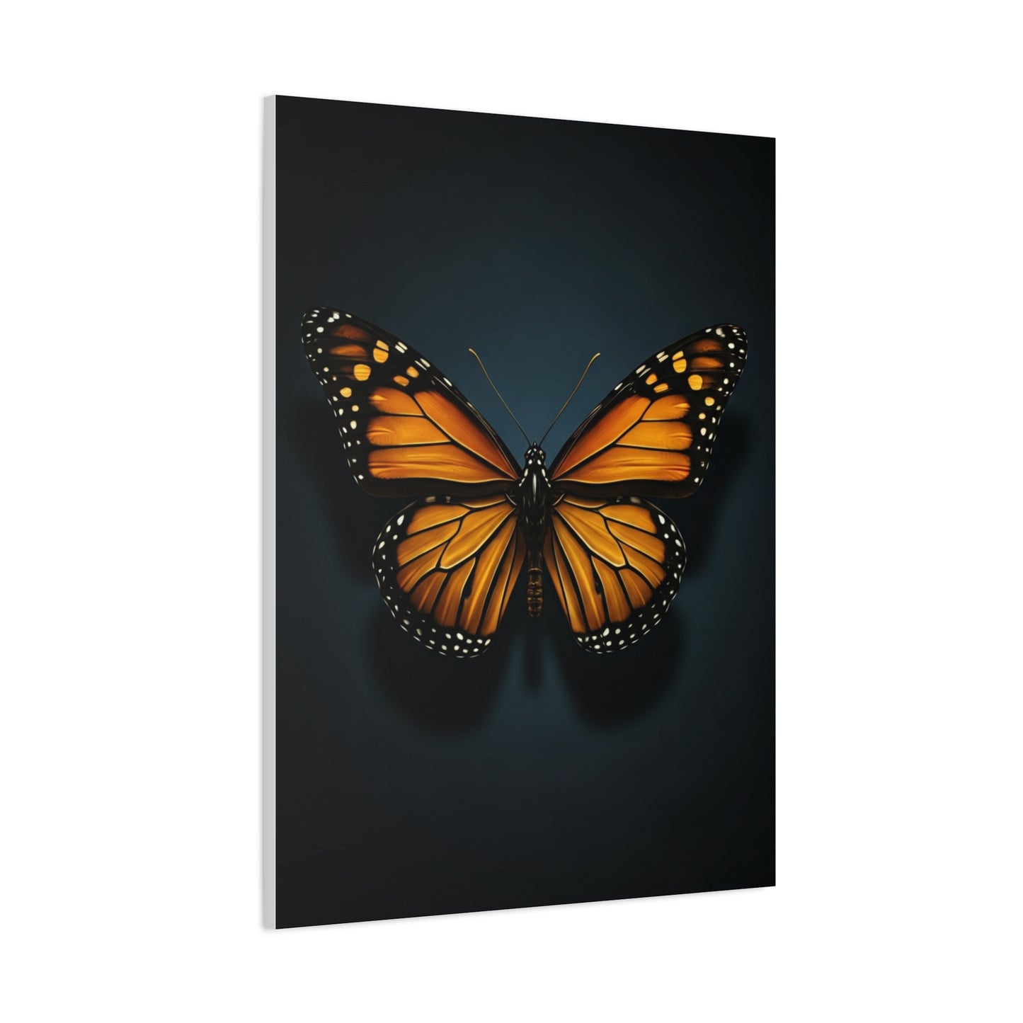Monarch Butterfly Symmetry Portrait Wall Art & Canvas Prints