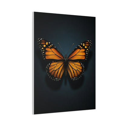 Monarch Butterfly Symmetry Portrait Wall Art & Canvas Prints