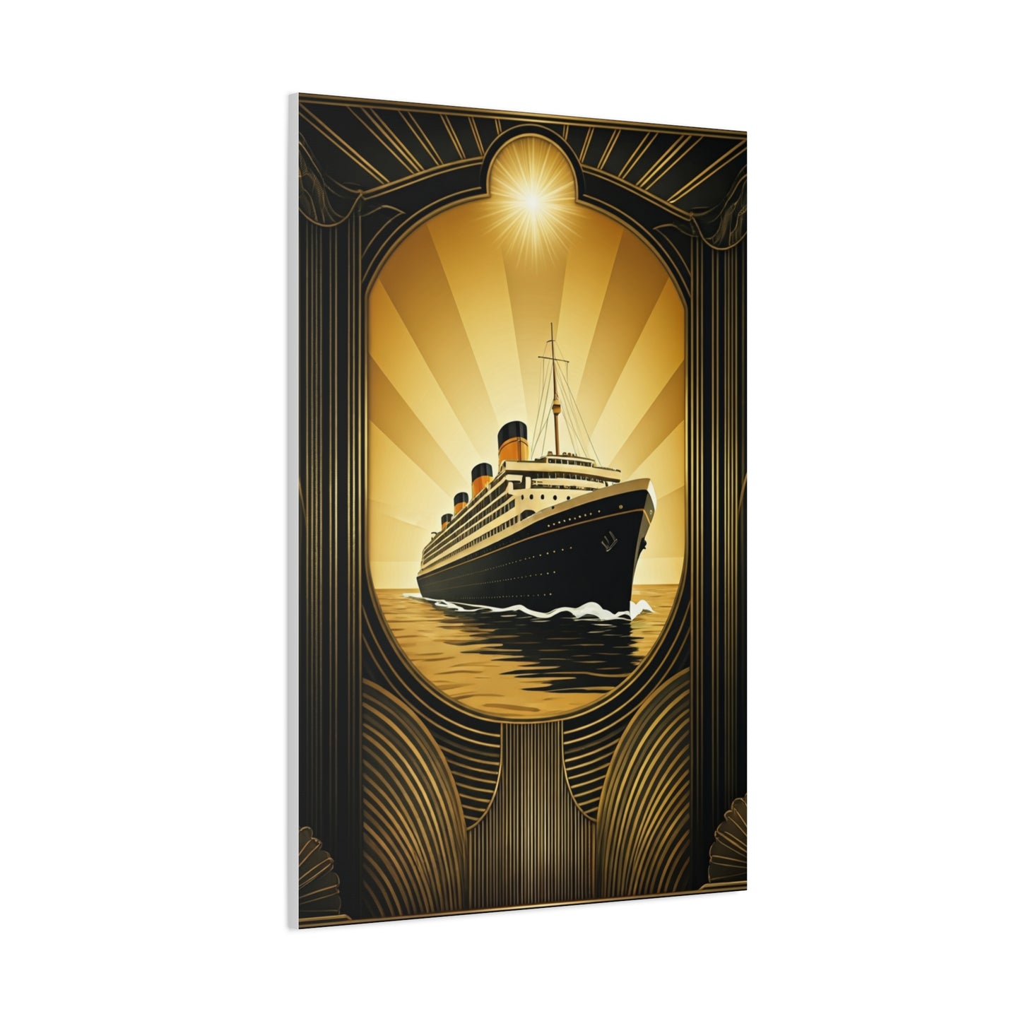 Golden Voyage Art Deco Cruise Wall Art & Canvas Prints