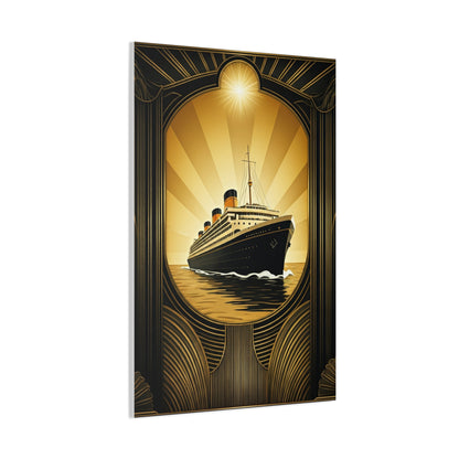 Golden Voyage Art Deco Cruise Wall Art & Canvas Prints
