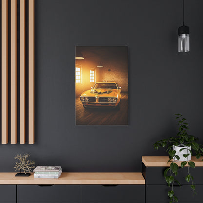 Pontiac Firebird Trans Am Hood Bird Icon Wall Art & Canvas Prints