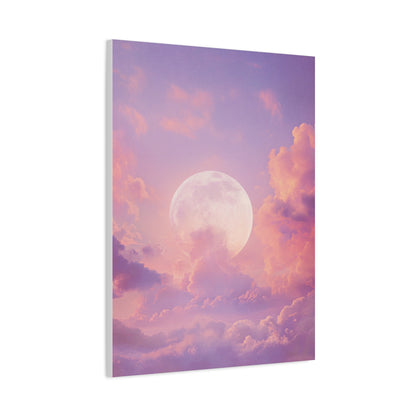 Dreamy Celestial Moon Clouds Wall Art & Canvas Print
