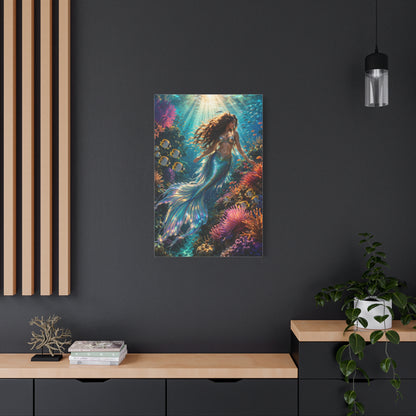Coral Reef Luminous Mermaid Paradise Wall Art & Canvas Print