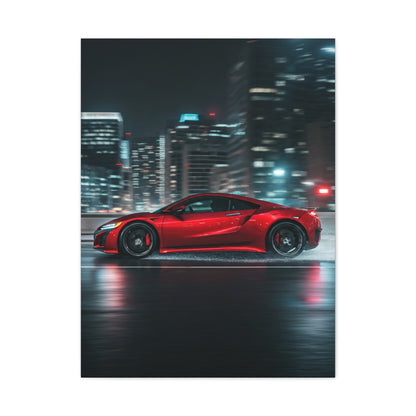 Acura NSX Modern City Presence Wall Art & Canvas Prints
