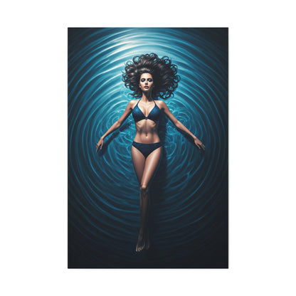 Calm Drift on Blue Water Wall Art & Canvas Prints