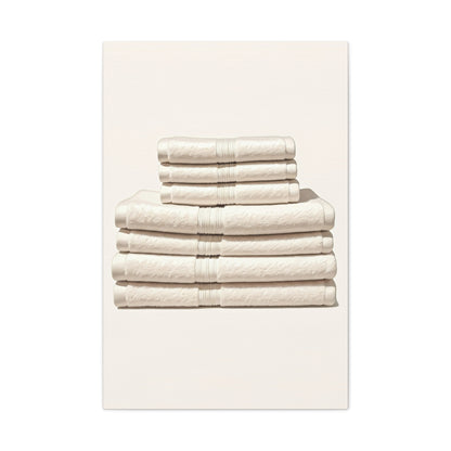 Neutral Linen Stack Wall Art & Canvas Prints