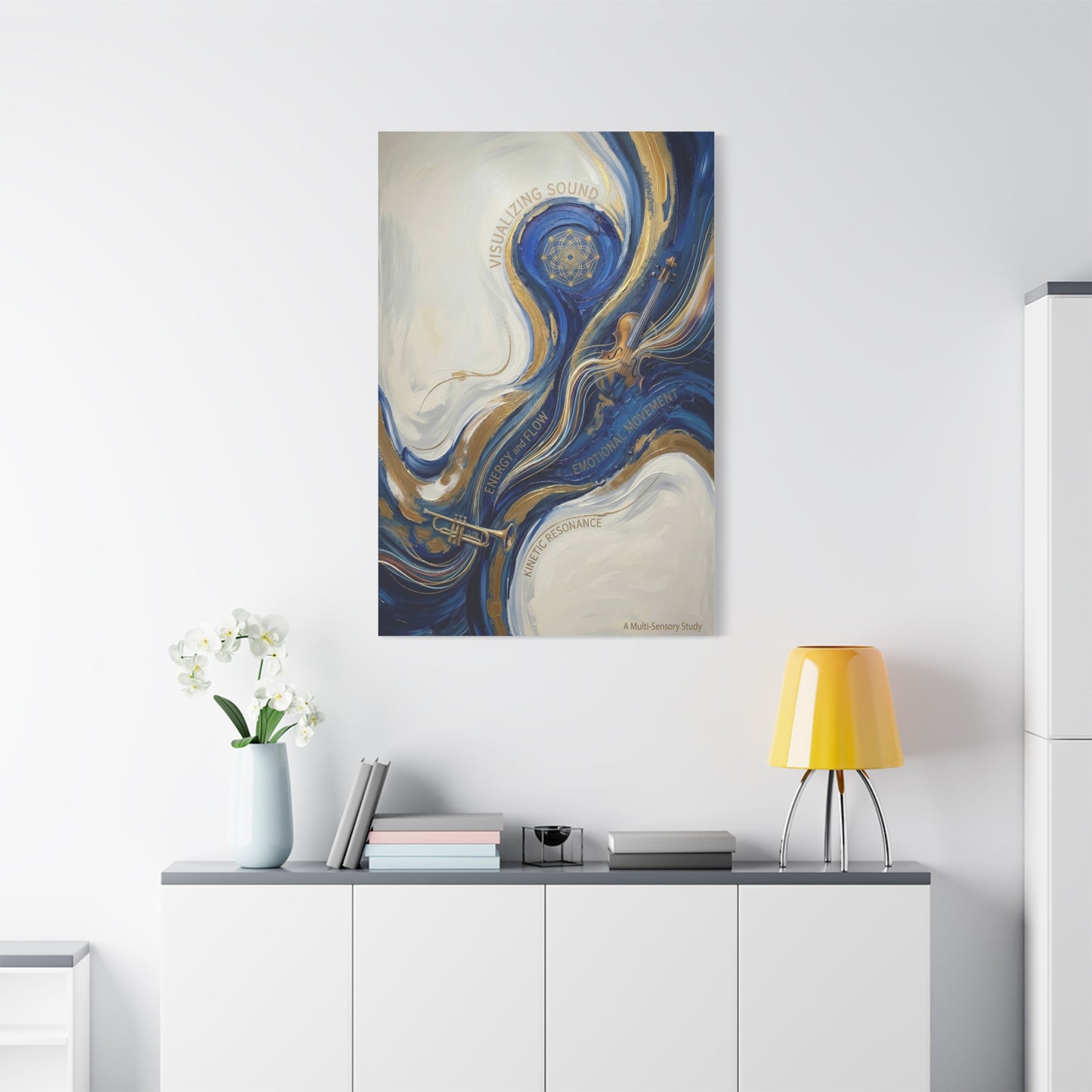 Visualizing Sound Concept Composition Wall Art & Canvas Print