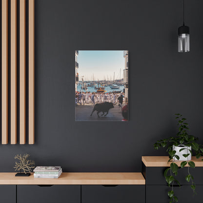 Bous a la Mar Coastal Bull Festival Wall Art & Canvas Print