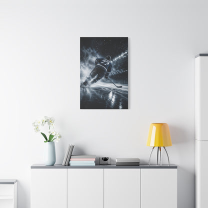 Ice Velocity Hockey Sports Wall Art & Canvas Print