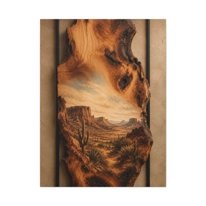 Live Edge Desert Mesa Southwest Wall Art & Canvas Print