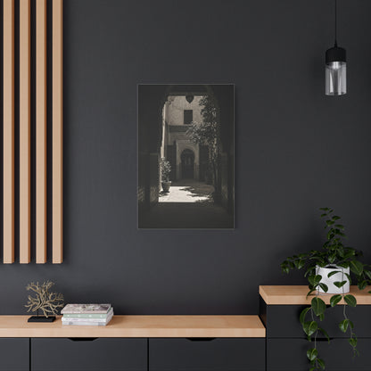 Moorish Courtyard Archway Light Wall Art & Canvas Prints