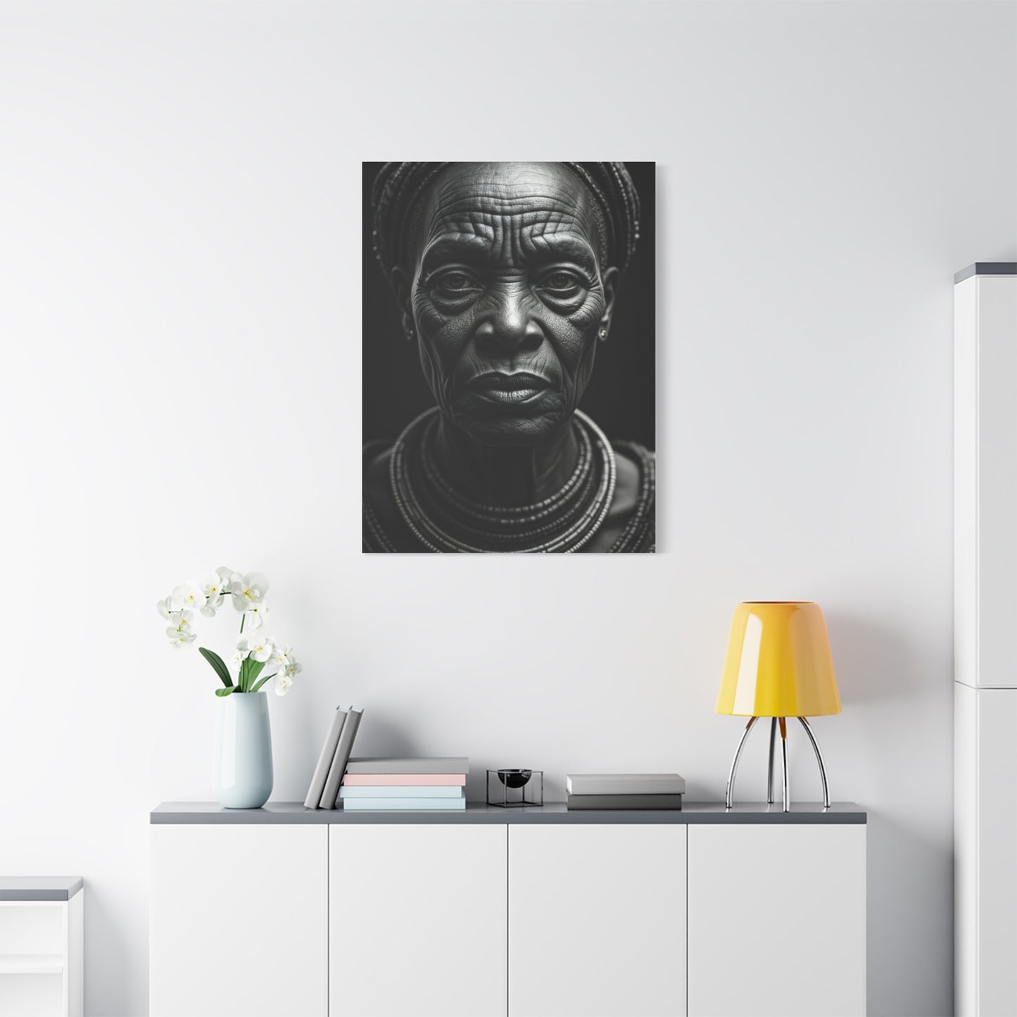 Enduring Grace Black & White Portrait Wall Art & Canvas Prints