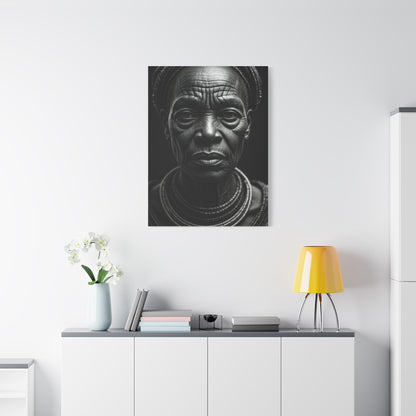 Enduring Grace Black & White Portrait Wall Art & Canvas Prints