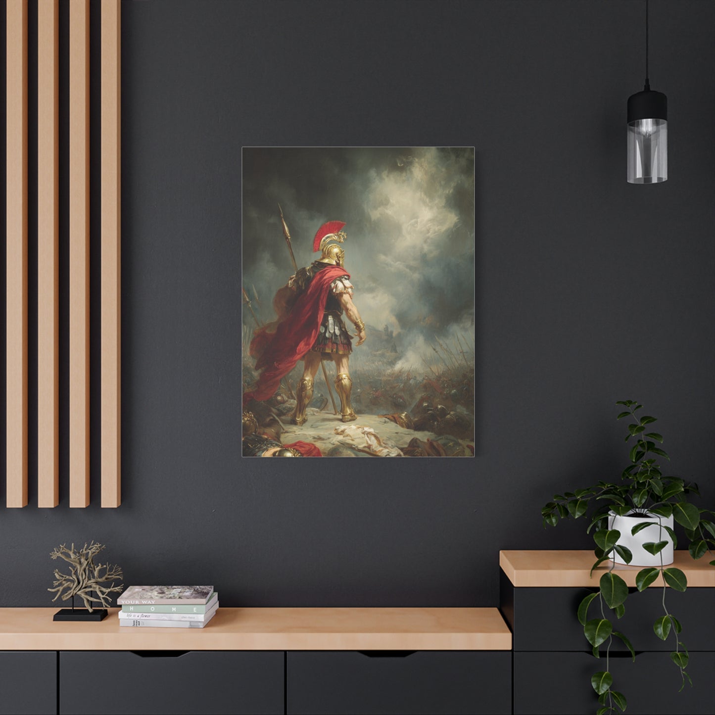 Mars Roman God Of War Battlefield Vision Wall Art & Canvas Print