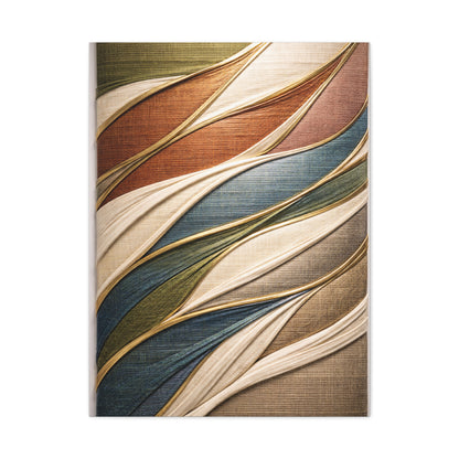 Dimensional Wrapped Textile Bands Wall Art & Canvas Print