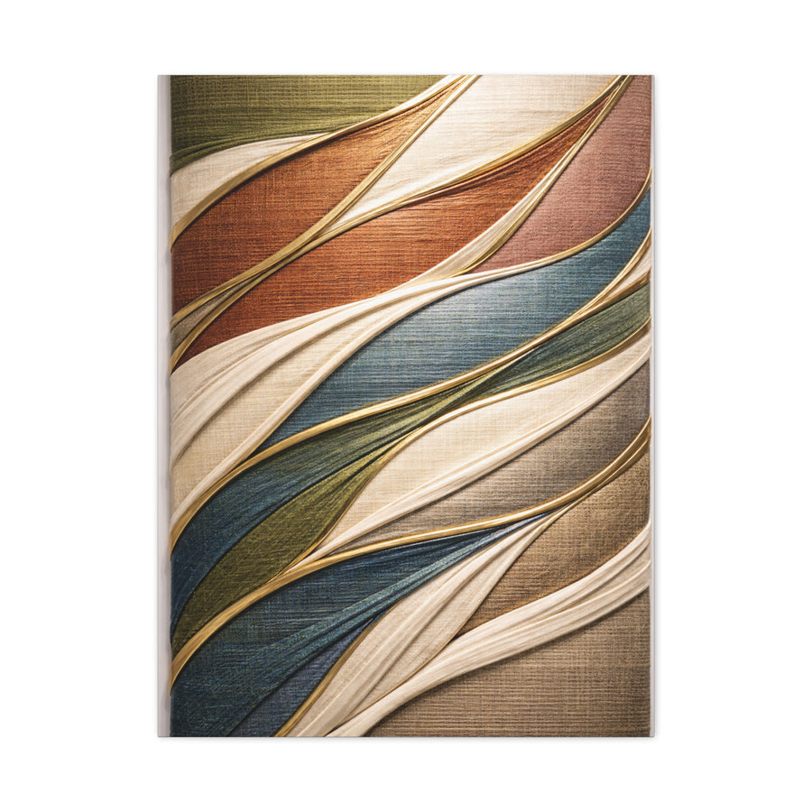 Dimensional Wrapped Textile Bands Wall Art & Canvas Print
