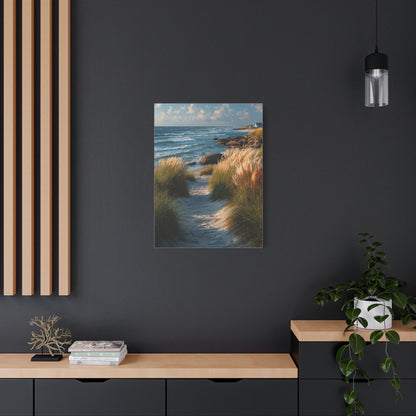 Coastal Dune Path Landscape Wall Art & Canvas Print