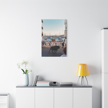 Bous a la Mar Coastal Bull Festival Wall Art & Canvas Print