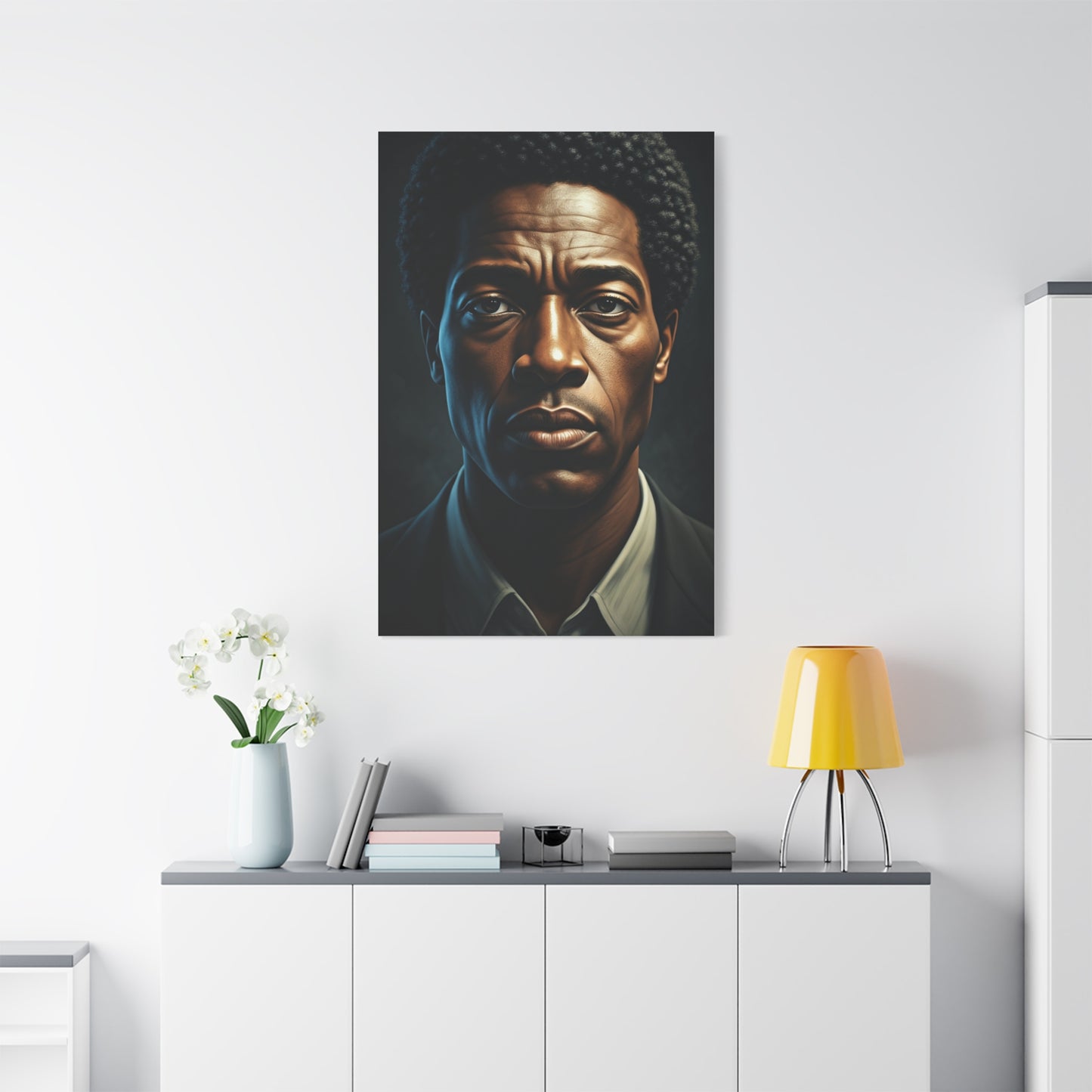 Face of Resolve Wall Art & Canvas Prints
