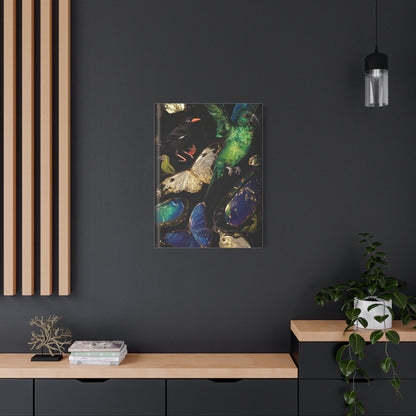 Jewel Tone Birds and Butterflies Wall Art & Canvas Print