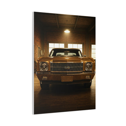 Chevrolet Chevelle SS Vintage Muscle Garage Wall Art & Canvas Prints
