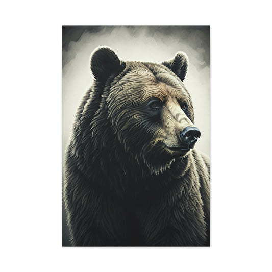 Majestic Brown Bear Portrait Wall Art & Canvas Prints
