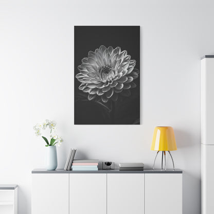 Full Bloom Dahlia Portrait Wall Art & Canvas Prints