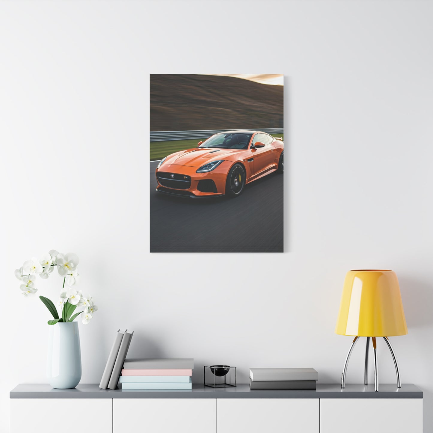 Jaguar F Type High Speed Straight Performance Wall Art & Canvas Prints