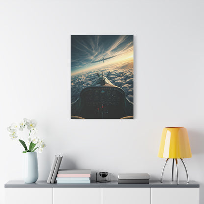 Pilot’s View Above the Cloud Sea Wall Art & Canvas Prints