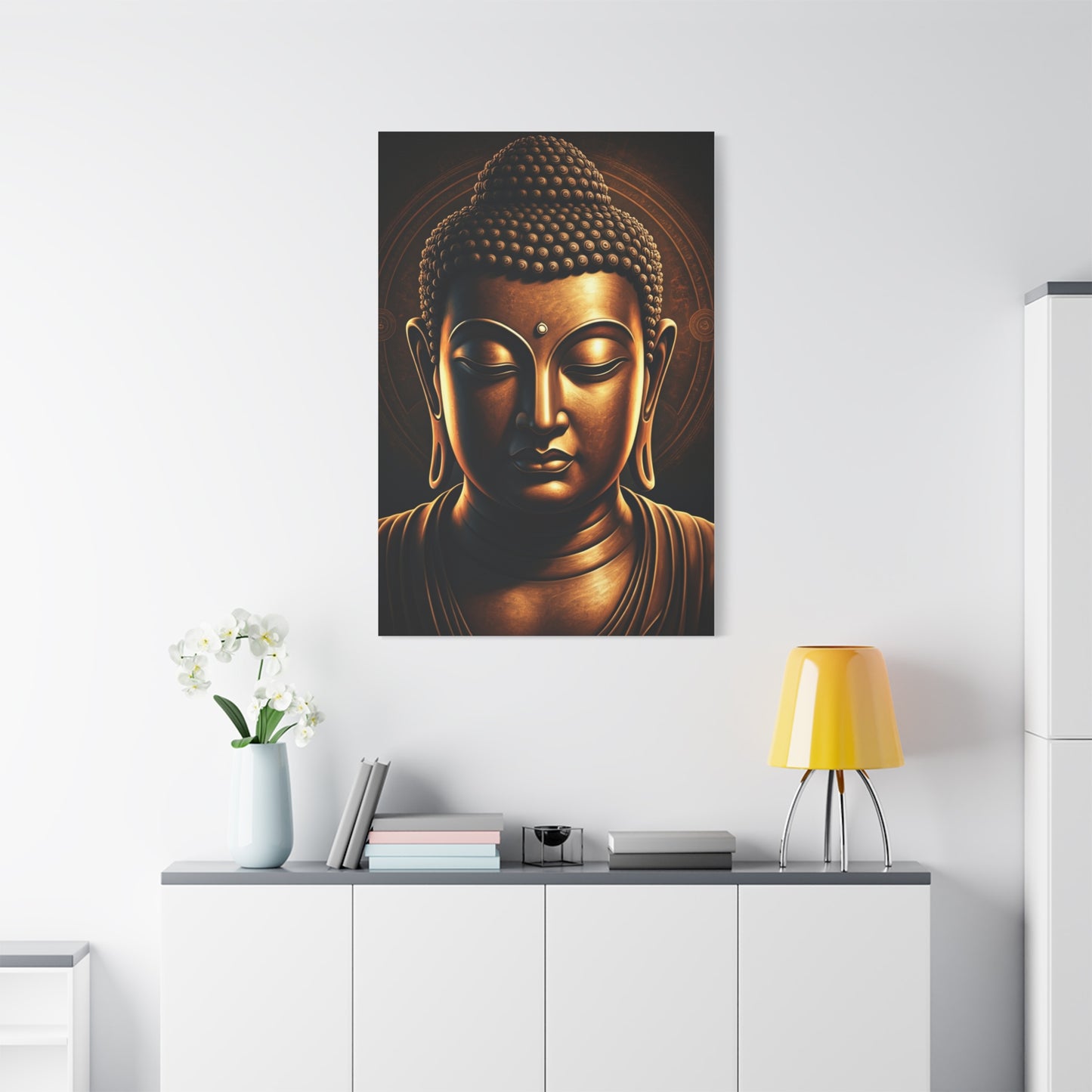 Radiant Halo Buddha Wall Art & Canvas Prints