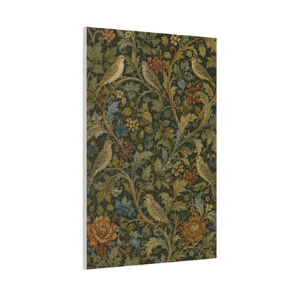 Matthew 6:26 Heritage Botanical Scripture Wall Art & Canvas Print