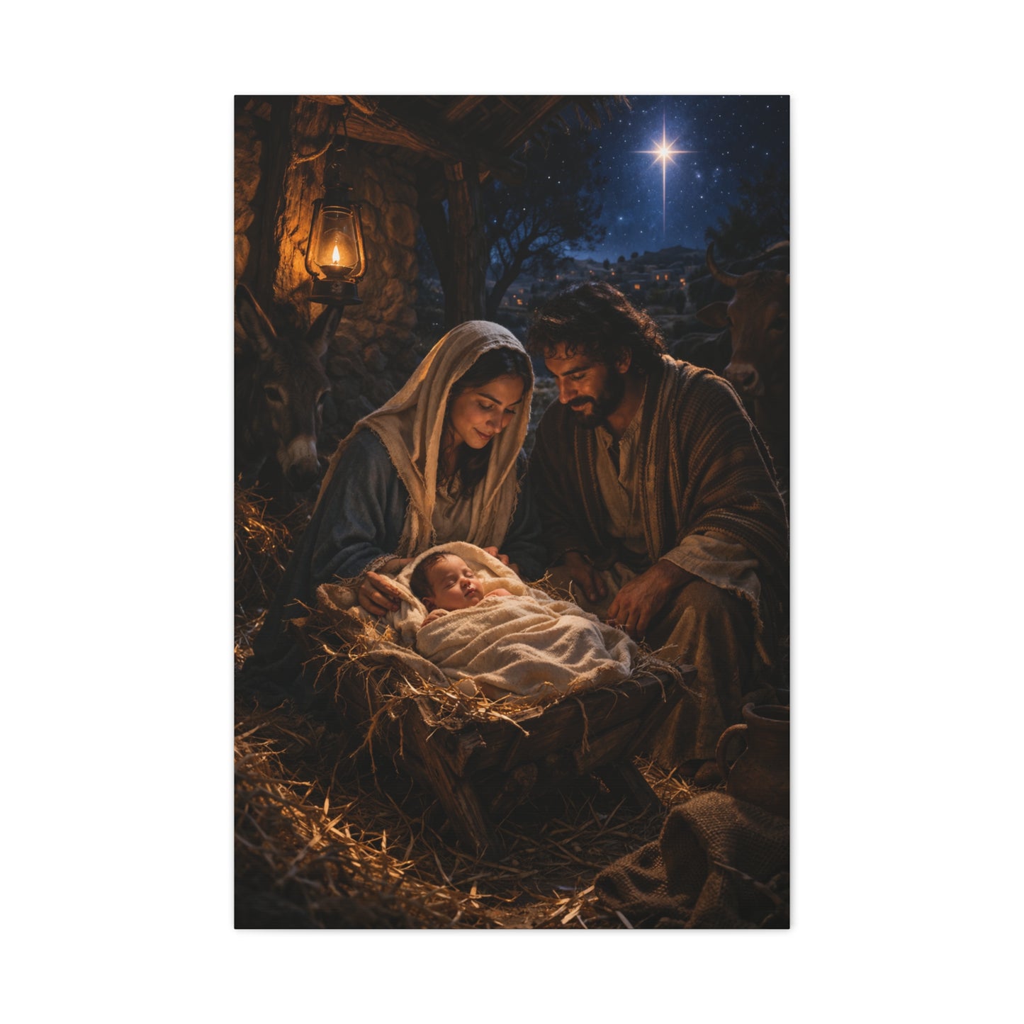 Nativity of Christ Holy Night Wall Art & Canvas Print