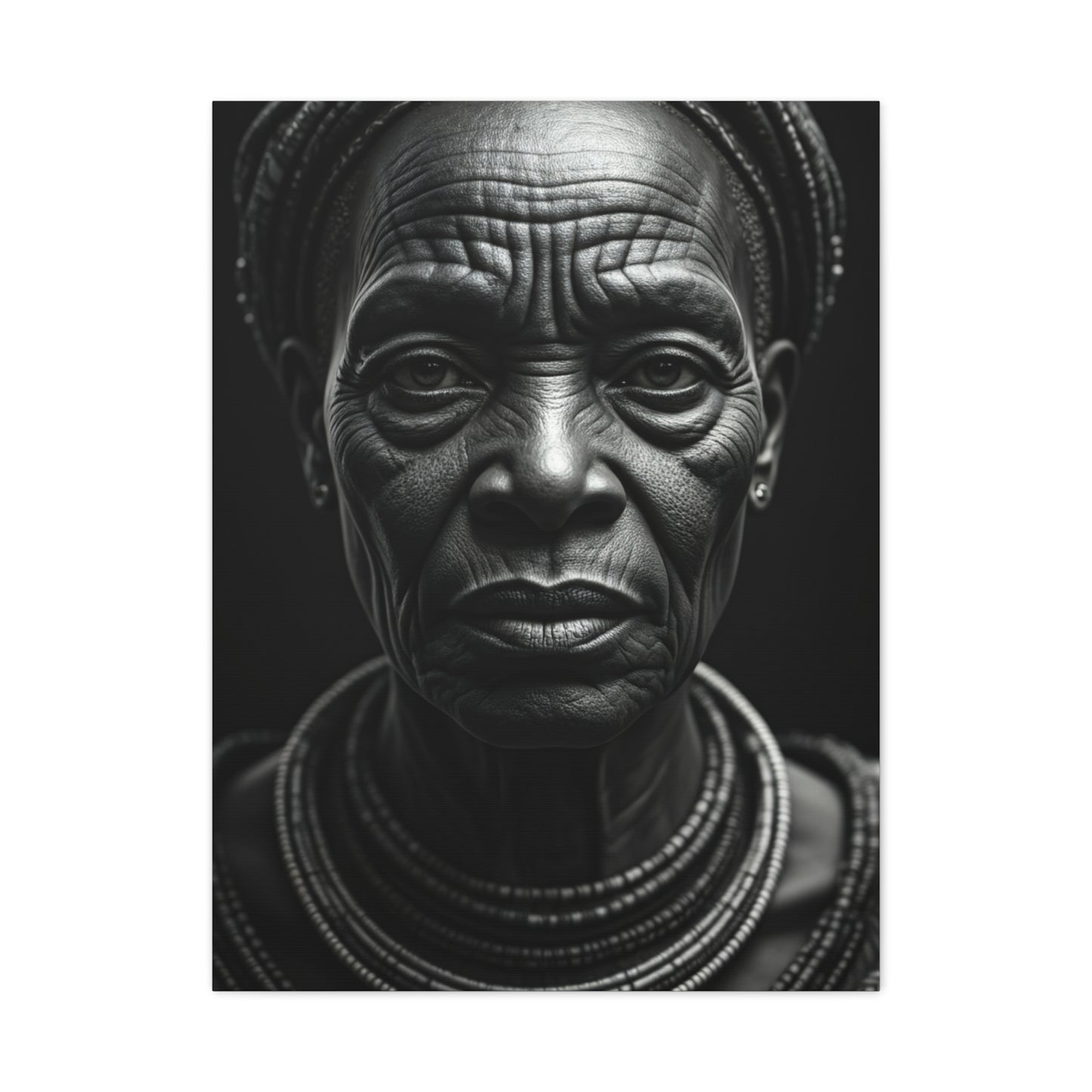 Enduring Grace Black & White Portrait Wall Art & Canvas Prints