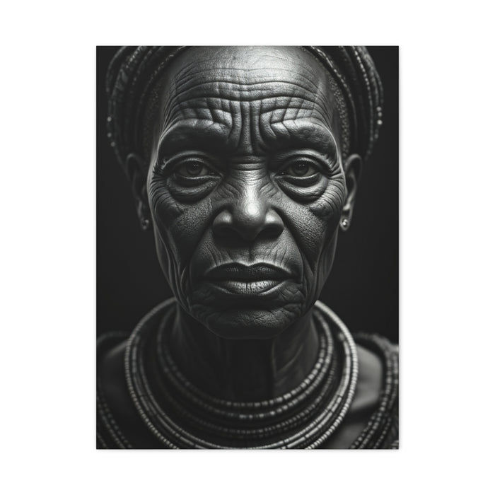 Enduring Grace Black & White Portrait Wall Art & Canvas Prints