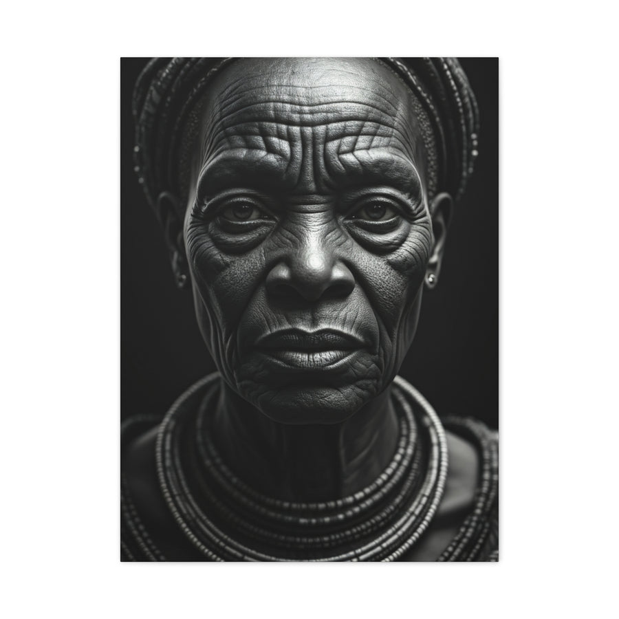 Enduring Grace Black & White Portrait Wall Art & Canvas Prints