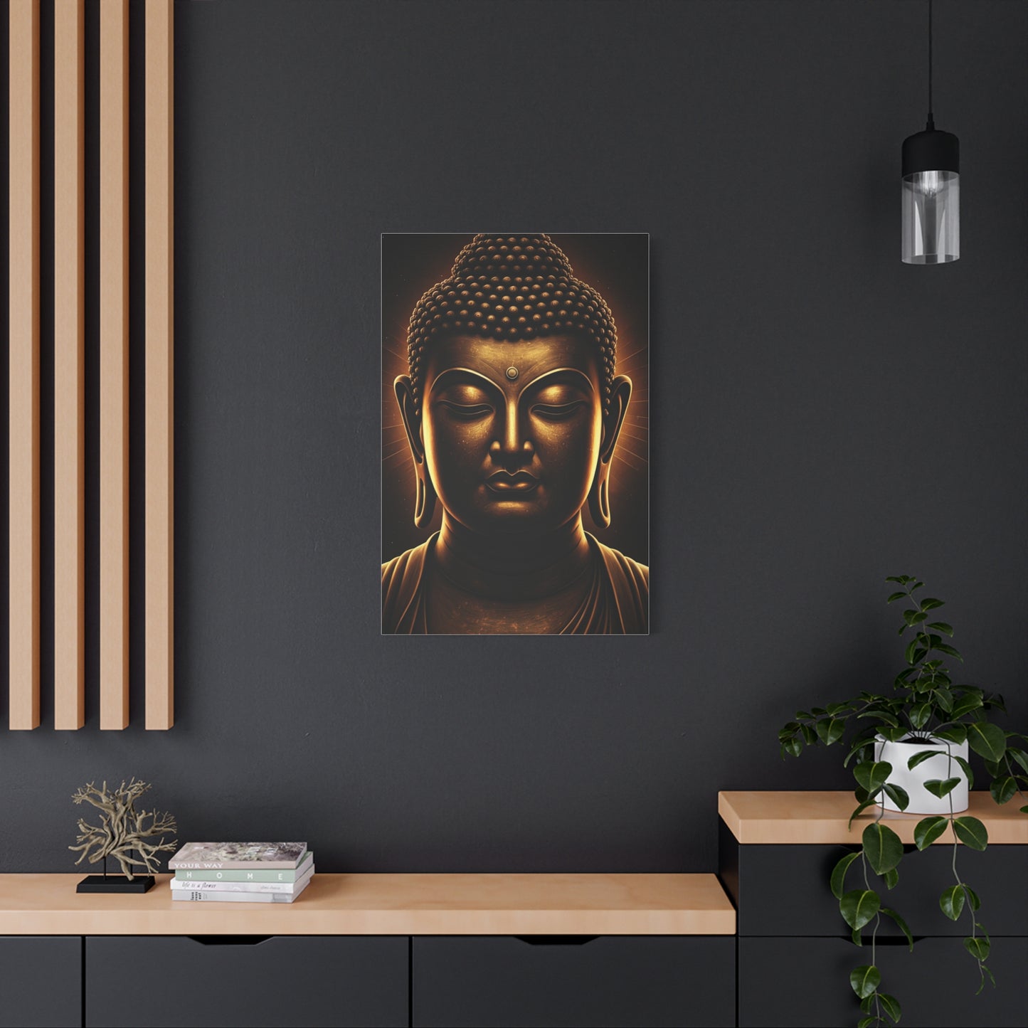 Lotus Harmony Buddha Wall Art & Canvas Prints