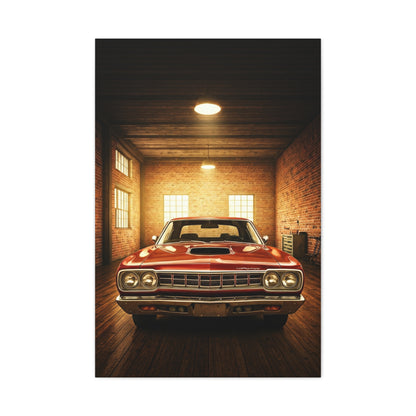 Plymouth Road Runner Tungsten Garage Wall Art & Canvas Prints