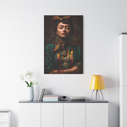 Cultural Jewel Tone Portrait Wall Art & Canvas Print