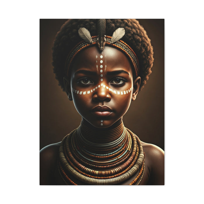 Golden Spirit Child Portrait Wall Art & Canvas Prints