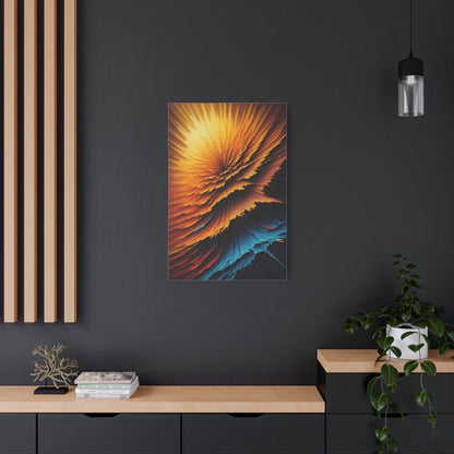Radiant Burst Spectrum Abstract Wall Art & Canvas Prints