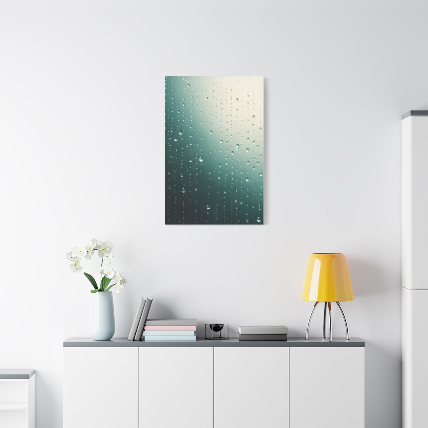 Rain Mist Gradient Wall Art & Canvas Prints