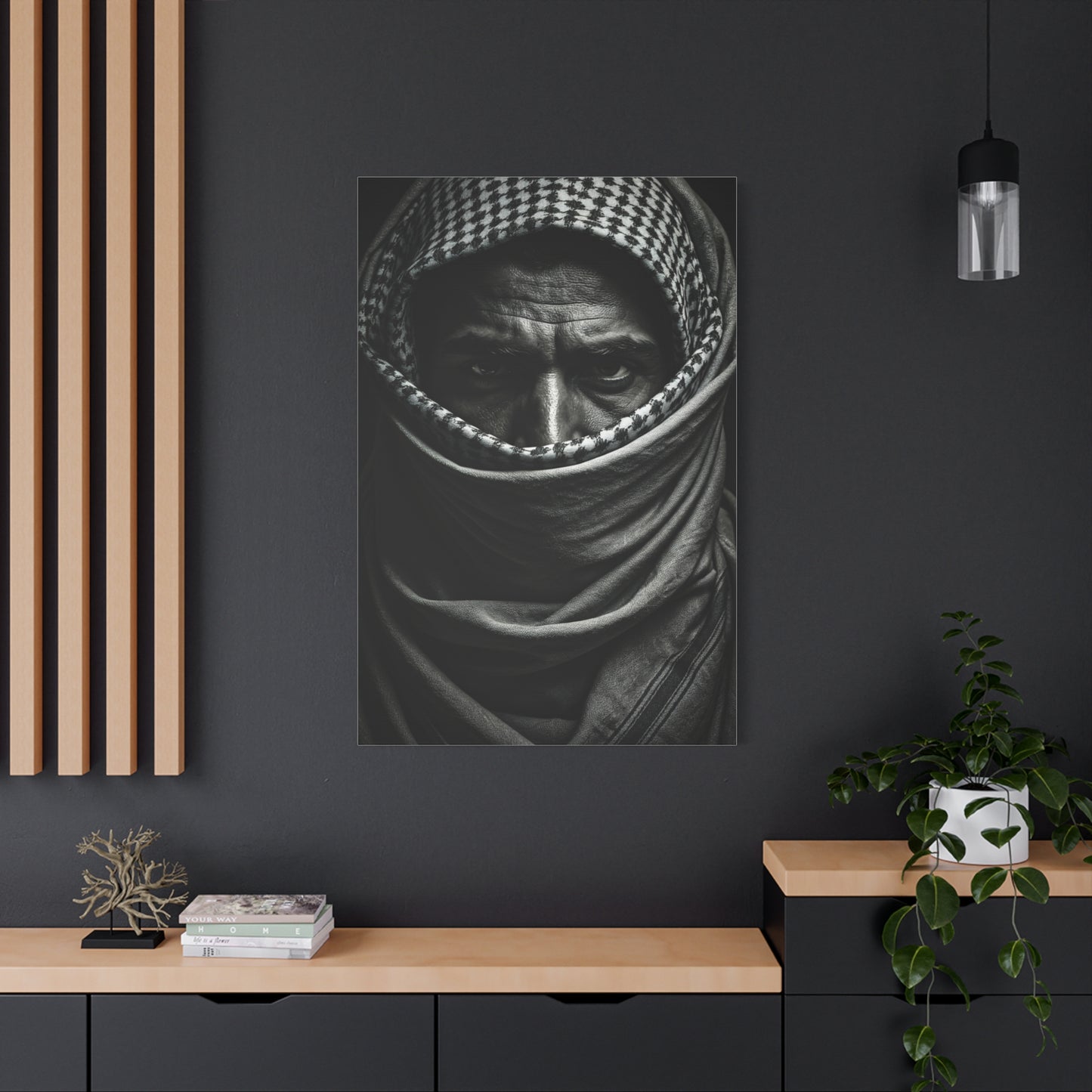 Eyes of Endurance Black & White Portrait Wall Art & Canvas Prints