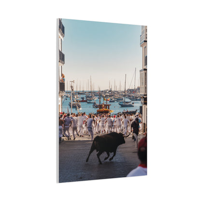 Bous a la Mar Coastal Bull Festival Wall Art & Canvas Print