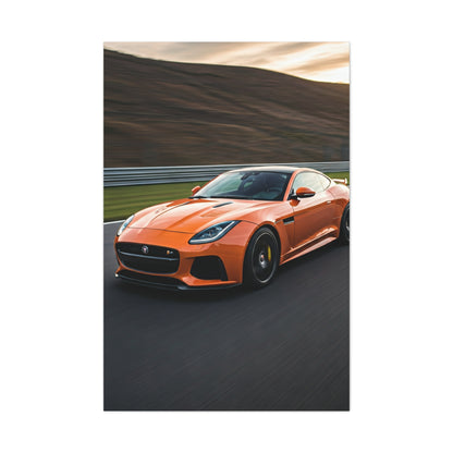 Jaguar F Type High Speed Straight Performance Wall Art & Canvas Prints